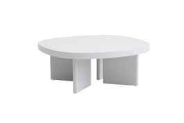 Hanah Home Mesa de Centro Gris de MDF